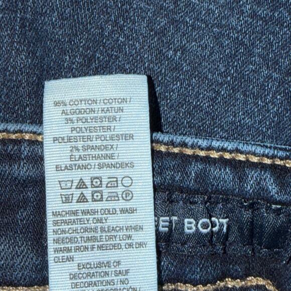 Lucky Brand Sweet Boot Jeans Size 4 / 27 Dark Wash Stretch Denim - Picture 7 of 8